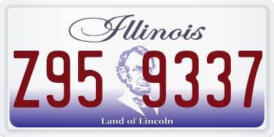 IL license plate Z959337