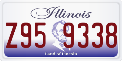 IL license plate Z959338