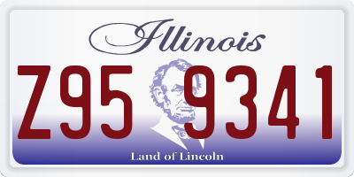IL license plate Z959341
