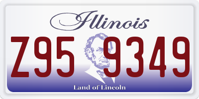IL license plate Z959349