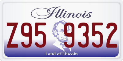 IL license plate Z959352