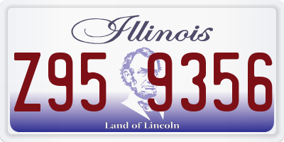 IL license plate Z959356