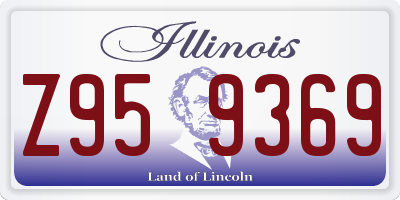 IL license plate Z959369