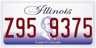 IL license plate Z959375