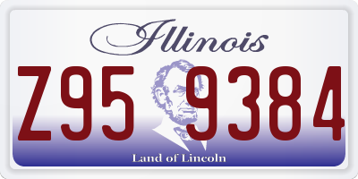 IL license plate Z959384