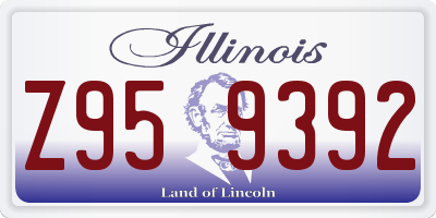 IL license plate Z959392