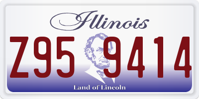 IL license plate Z959414