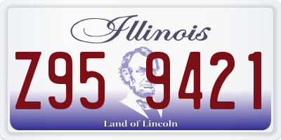 IL license plate Z959421