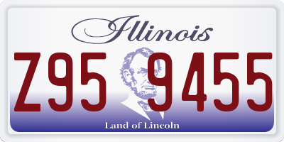 IL license plate Z959455