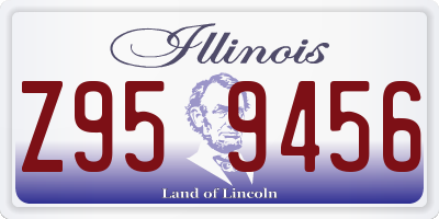 IL license plate Z959456
