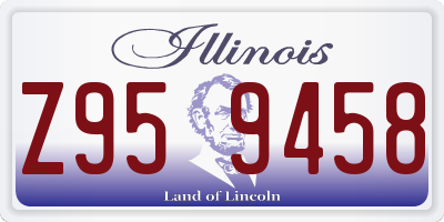 IL license plate Z959458