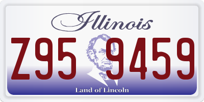 IL license plate Z959459