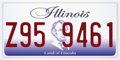 IL license plate Z959461