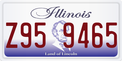 IL license plate Z959465