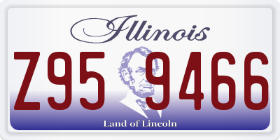 IL license plate Z959466