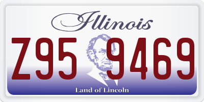 IL license plate Z959469