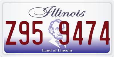 IL license plate Z959474