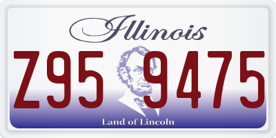 IL license plate Z959475