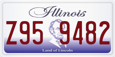 IL license plate Z959482