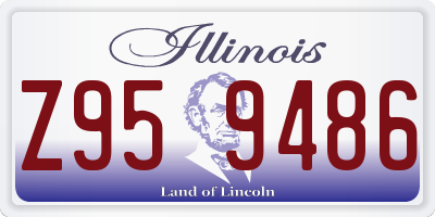 IL license plate Z959486