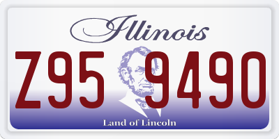 IL license plate Z959490