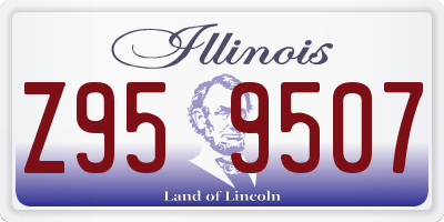 IL license plate Z959507