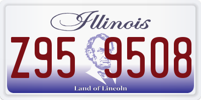 IL license plate Z959508