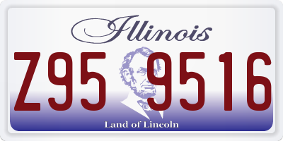IL license plate Z959516