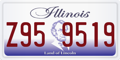 IL license plate Z959519