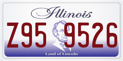 IL license plate Z959526