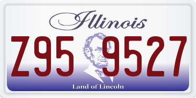 IL license plate Z959527