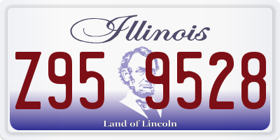 IL license plate Z959528