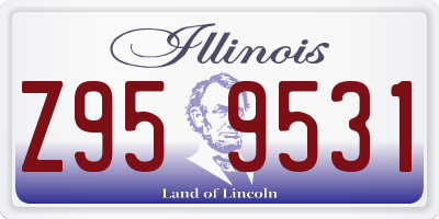 IL license plate Z959531