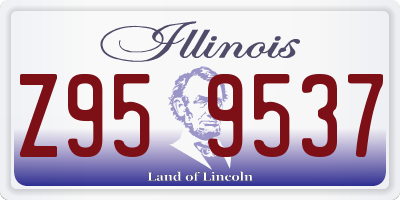 IL license plate Z959537