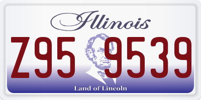 IL license plate Z959539