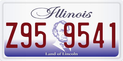 IL license plate Z959541