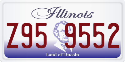 IL license plate Z959552