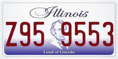 IL license plate Z959553