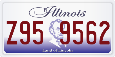 IL license plate Z959562