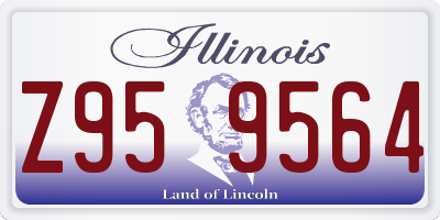 IL license plate Z959564