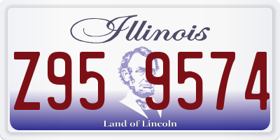 IL license plate Z959574