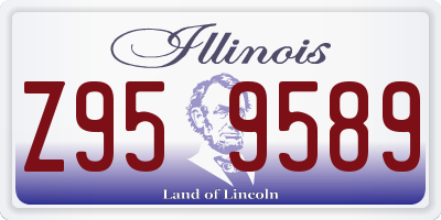 IL license plate Z959589
