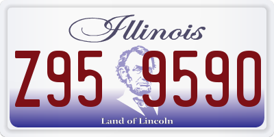 IL license plate Z959590