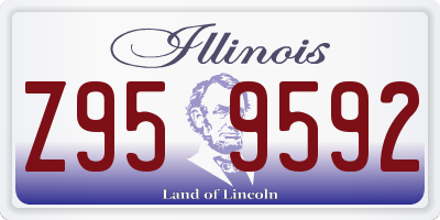 IL license plate Z959592