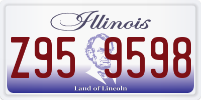 IL license plate Z959598