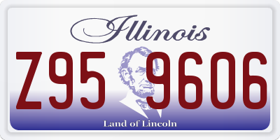 IL license plate Z959606