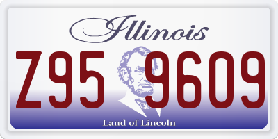 IL license plate Z959609