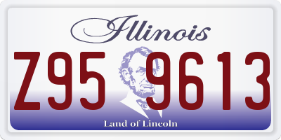 IL license plate Z959613
