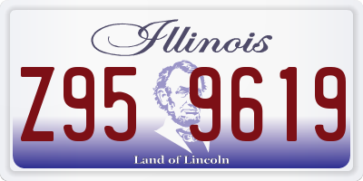 IL license plate Z959619