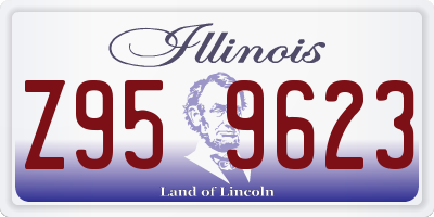 IL license plate Z959623